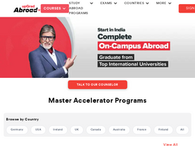 'upgradabroad.com' screenshot