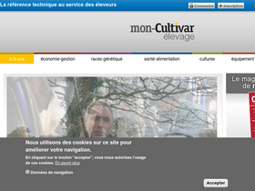 'mon-cultivar-elevage.com' screenshot