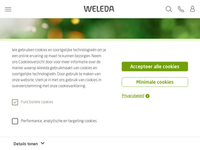 'weleda.nl' screenshot