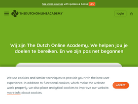 'thedutchonlineacademy.com' screenshot