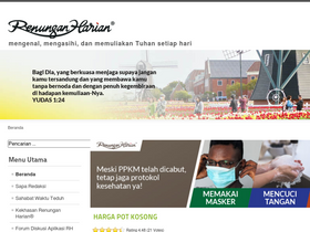 'renunganharian.net' screenshot
