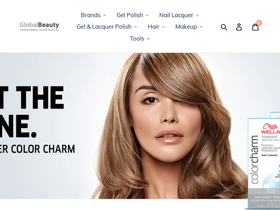 globalbeautyinc.com homepage screenshot