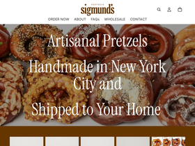 sigmundnyc.com homepage screenshot