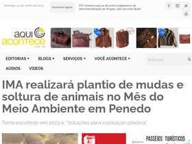'aquiacontece.com.br' screenshot