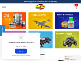 'megahobby.com' screenshot
