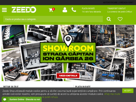 'zeedoshop.ro' screenshot