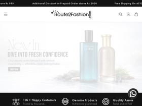 route2fashion.com homepage screenshot