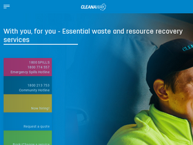 'cleanaway.com.au' screenshot