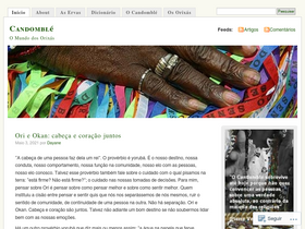 'ocandomble.com' screenshot