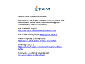 'java.net' screenshot