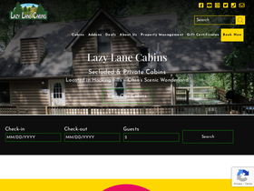 lazylanecabin.com