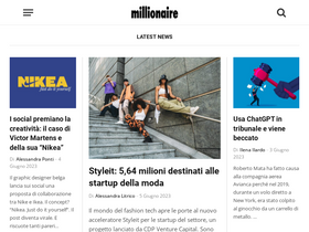 'millionaire.it' screenshot