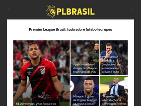 'premierleaguebrasil.com.br' screenshot
