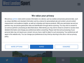 'westlondonsport.com' screenshot