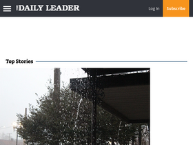 'dailyleader.com' screenshot