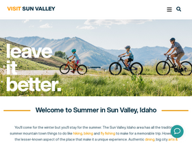 'visitsunvalley.com' screenshot