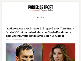 'parlersport.com' screenshot