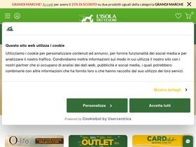 'isoladeitesori.it' screenshot