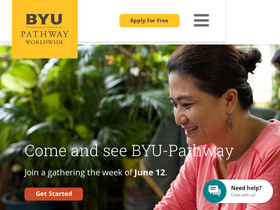 'byupathway.org' screenshot