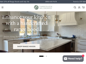 timberviewmillworks.com homepage screenshot