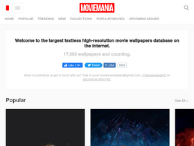 'moviemania.io' screenshot
