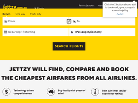 'jettzy.com.au' screenshot