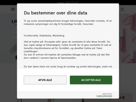 Gosh Copenhagen homepage screenshot