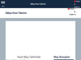 'iddaaorantahmin.com' screenshot