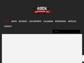 'rockoverdose.gr' screenshot