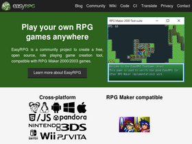 'easyrpg.org' screenshot