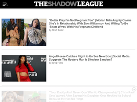 'theshadowleague.com' screenshot