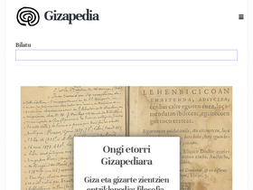 'gizapedia.org' screenshot