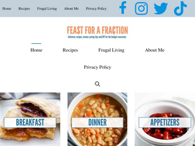 'feastforafraction.com' screenshot