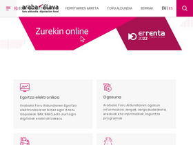 'araba.eus' screenshot