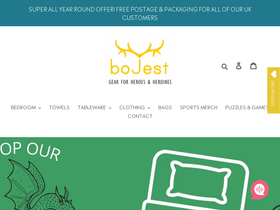 bojest.com homepage screenshot