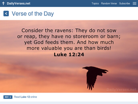 'dailyverses.net' screenshot