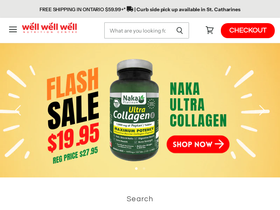 wellwellwellnc.com homepage screenshot