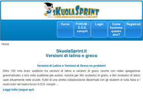 'skuolasprint.it' screenshot