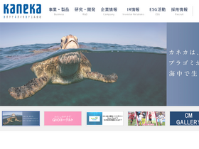 'kaneka.co.jp' screenshot