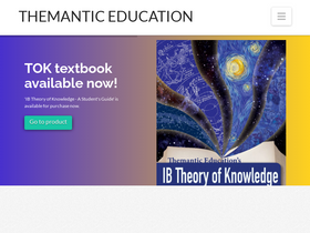 'themantic-education.com' screenshot