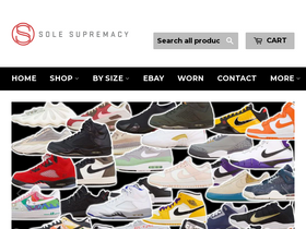 'solesupremacy.com' screenshot