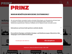 'prinz.de' screenshot