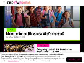 'throwbacks.com' screenshot