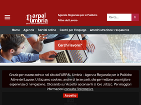 'arpalumbria.it' screenshot