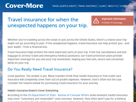 'covermore.com' screenshot