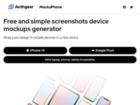 'mockuphone.com' screenshot