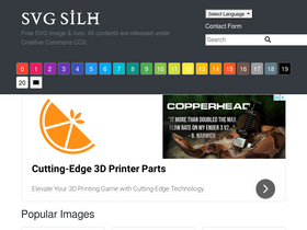 'svgsilh.com' screenshot
