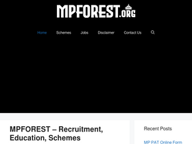 'mpforest.org' screenshot