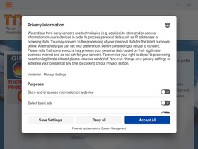 'messe-duesseldorf.com' screenshot