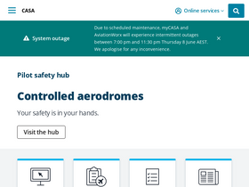 'casa.gov.au' screenshot